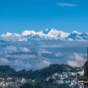Panoramic view of Darjeeling's Himalayan landscape Homestays in Darjeeling Homestay or Hotel in Darjeeling